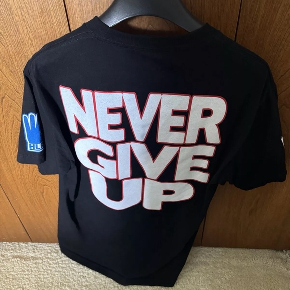 WWE John Cena Never Give Up T-shirt size large - Picture 4 of 5